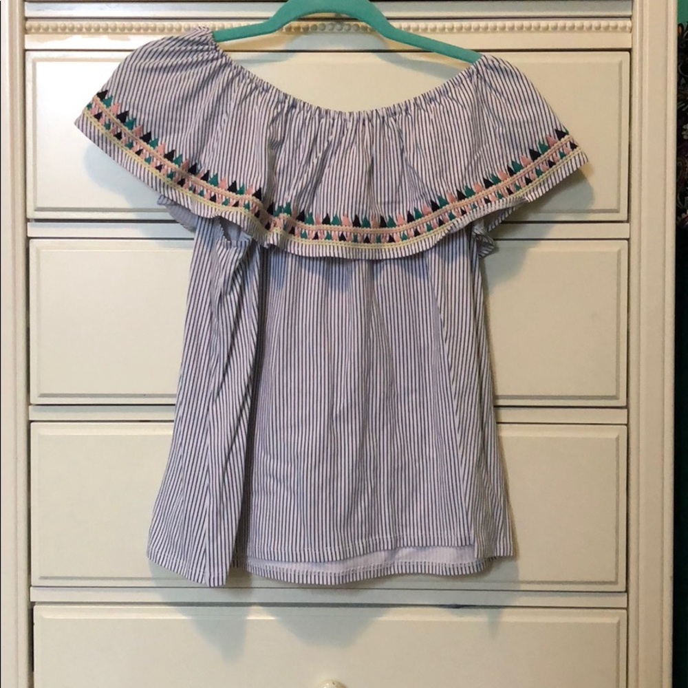 Off the shoulder blouse
